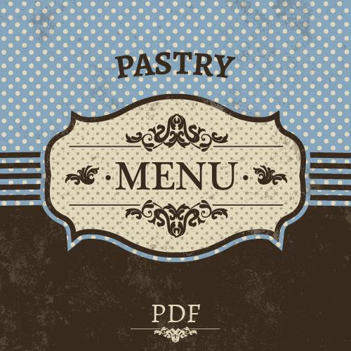 pastry menu